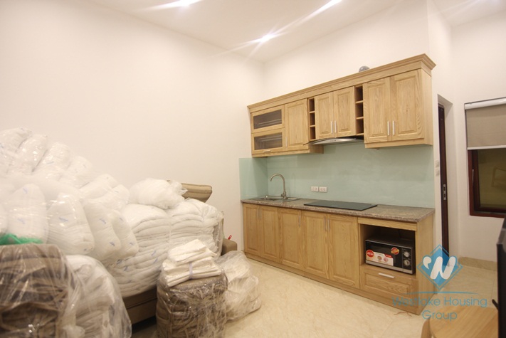 Affordable one bedroom apartment on the ground floor for rent in To Ngoc Van street